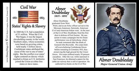 Doubleday, Abner - Civil War - HistoryMugs.us