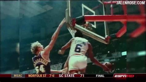 Dr J Flashback Under The Backboard Layup Youtube