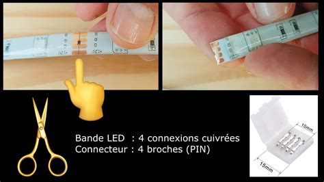 Comment Couper Un Ruban Led Et Relier Les Rubans Led Tuto