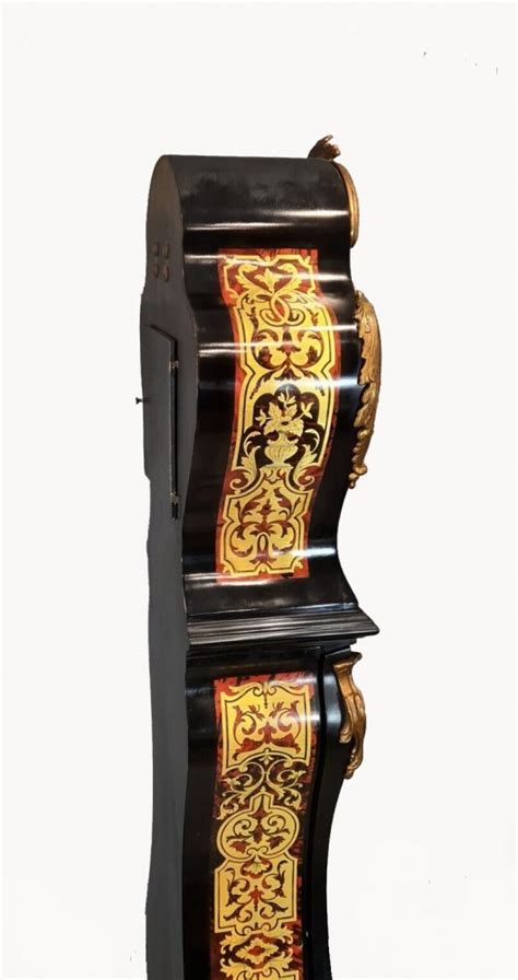 Boulle Clock Longcase Grandfather French Inlay Westminster Chimes