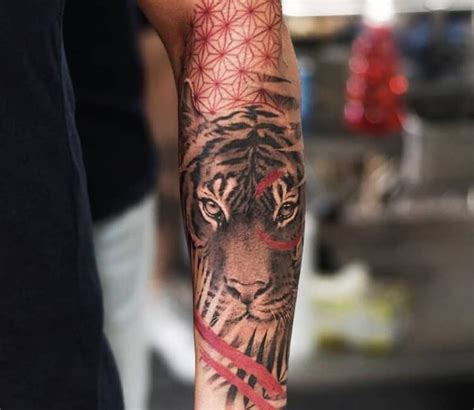 Tiger Head Tattoo By Dani Ginzburg Post 30895 Head Tattoos Trash