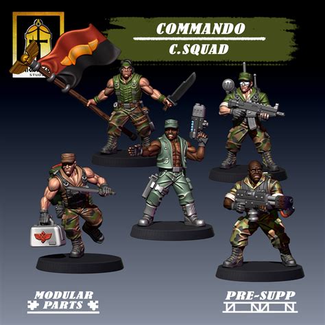 archivo  commando command squad idea de impresion