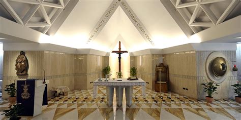 A Tour Of The Santa Marta Chapel Where Francis Has Daily Mass