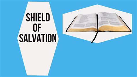 1 Minute Bible Verses About Shield Of Salvation Youtube