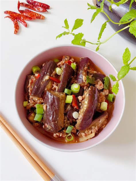 Sichuan Braised Eggplant With Minced Pork Cook Cook Go