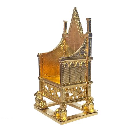 24 ct Gold Plated Coronation Chair Replica | Westminster Abbey Shop