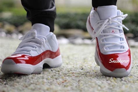 Air Jordan 11 Low White Red | Sole Collector