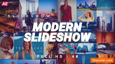 Videohive Modern Slideshow Free After Effects Templates