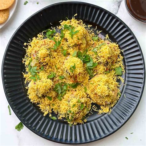 Sev Puri Recipe Sev Batata Puri Indian Veggie Delight