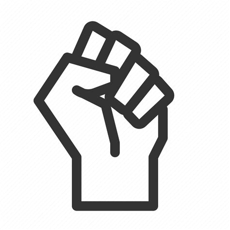 Fist Power Protest Resist Icon Download On Iconfinder