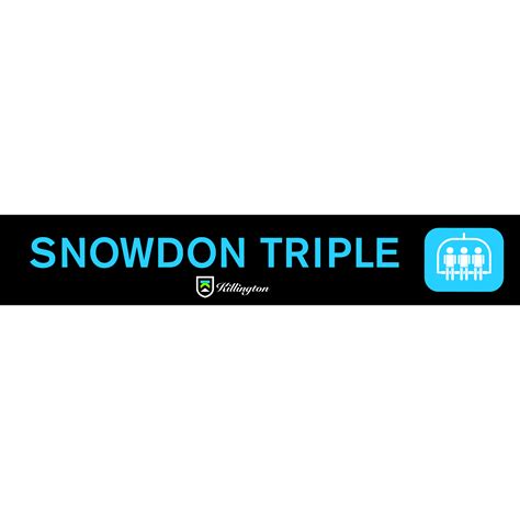 Killington Resort: Snowdon Chair Lift Sign – Killington Sports