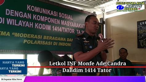 Kodim Tator Gelar Coffee Morning Di Cafe Kpk Rantepao Youtube