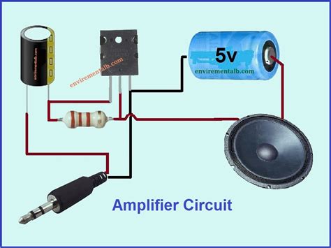 Amplifier Circuit Diagram Using Transistor Simple Single Tra