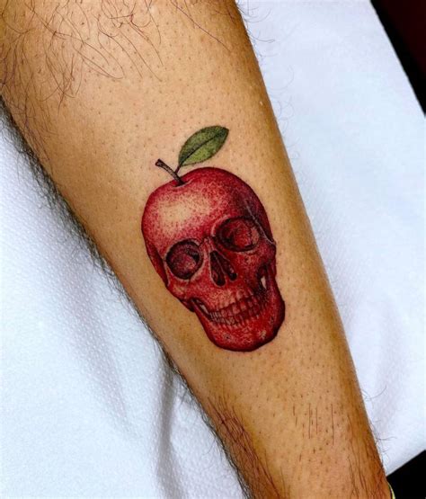 Skull Apple Tattoo