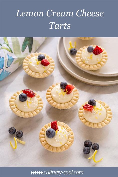 Nana S Lemon Cream Cheese Tarts Recipe