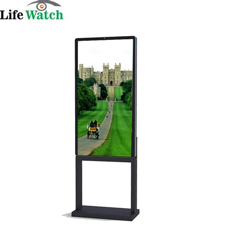 55 Inch 2500 Nit Brightness Weather Proof IP66 Free Standing LCD