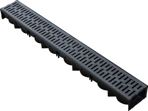 Ebp Domestic Channel Drainage With Polypropylene Grating 1m