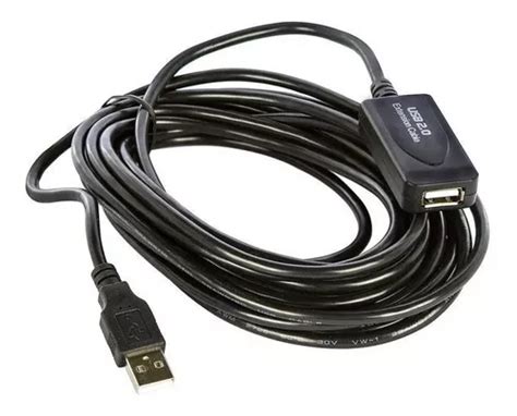 Cabo Extensor Usb 2 0 10 Metros Amplificado Extensão Usb 10m