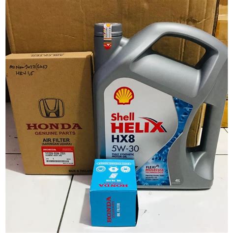 Jual Oli Mesin Shell Helix Hx W L Paket Filter Oli Honda Hrv