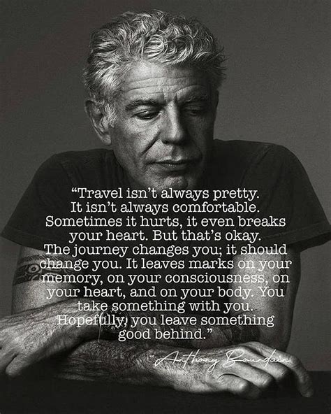 Anthony Bourdain Travel Quote Digital Art By Marry Vega Fine Art America