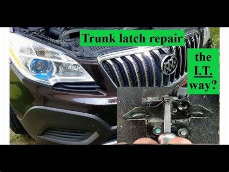 Buick Encore Trunk Hatch Wont Open Latch Repair Youtube