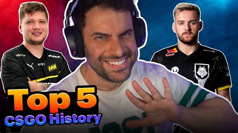 بهترین بازیکن های تاریخ 🏆 Csgo Top 5 Players Youtube