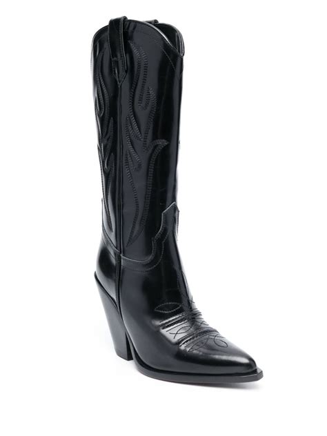 Sonora Santa Fe 110mm Leather Cowboy Boots Farfetch