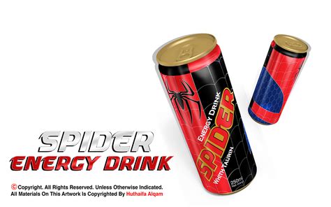 Spider Energy Drink,,,Live Your Life on Pratt Portfolios