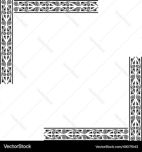 Indonesian Batik Heritage Element Design Vector Image