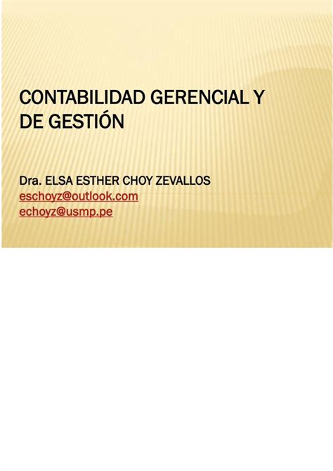 Pdf Contabilidad Gerencial Y De Gesti N Dokumen Tips