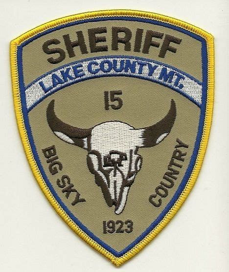 Lake County Sheriff Mt 2 Police Patches Army Patches Police Badge