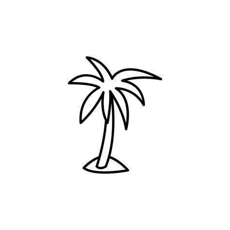 palm vector icon illustration  vector art  vecteezy