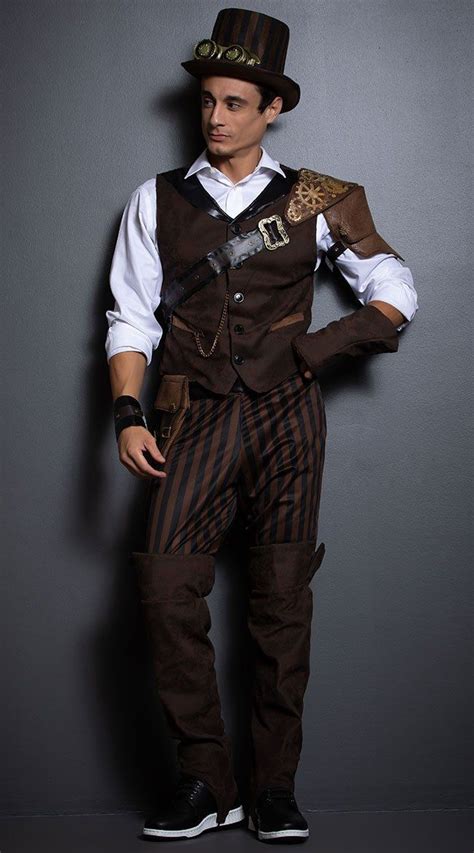 Mens Steampunk Adventurer Costume Mens Steampunk Costume Mens