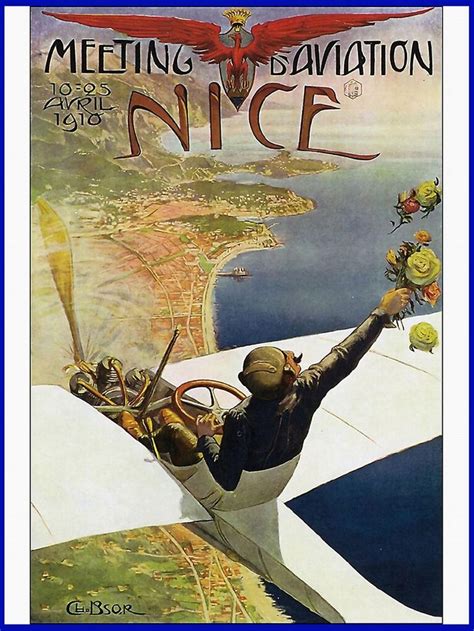 Poster Mit Retro Classic Nice 1910 Poster Von Corasposters Travel