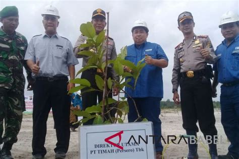 Pt Timah Polda Babel Reklamasi Bekas Tambang Bancah Antara News