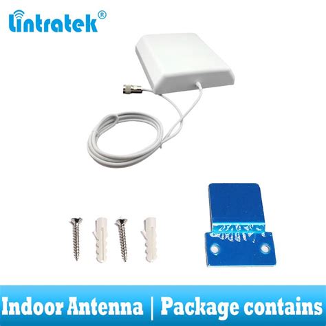 Lintratek 9dbi 700 2700Mhz 2G 3G 4G Indoor Panel Antenna GSM CDMA WCDMA