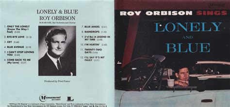 Download Roy Orbison Lonely And Blue Sony Mastersound Gold Disk Jk