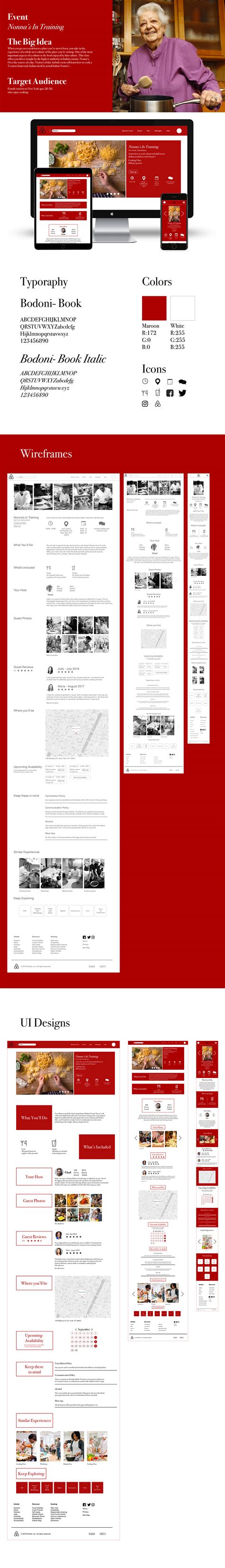 Airbnb Event on Behance