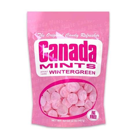 Canada Mints Wintergreen 2 Lb Bag Spangler Candy