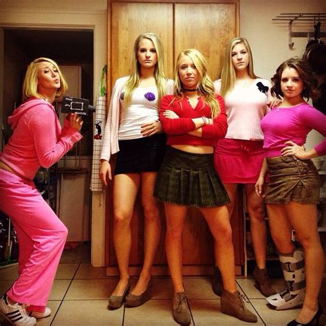 Mean girls costume. Regina, Karen, Gretchen, Cady. Halloween costume, party costume, c… | Mean ...