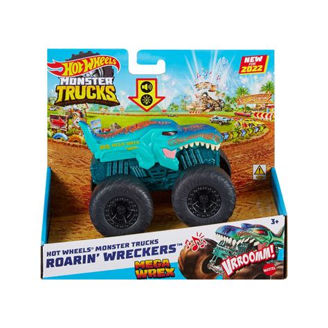 Hot Wheels Monster Trucks 1 43 Scale 2023 Mix 1 Lights And Sounds