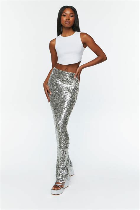 Sequin Maxi Skirt