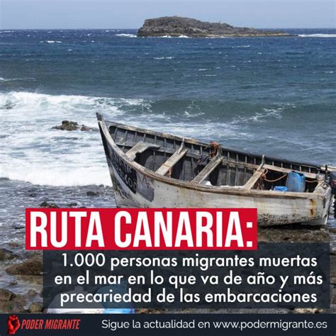 RUTA CANARIA 1 000 Personas Migrantes Muertas En El Mar En Lo Que Va