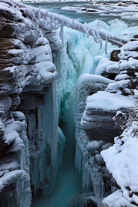 Athabasca Falls Winter