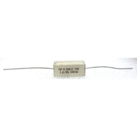 Rsq Cement Resistor Ohm Watt Axial Lead Mfr Dale Cp