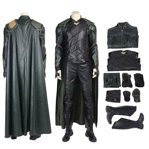 Loki Cosplay Costume Thor Ragnarok Deluxe Edition | Loki cosplay ...