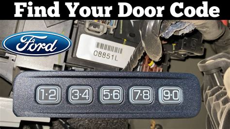 How To Get 2008 F350 Door Code Sticker