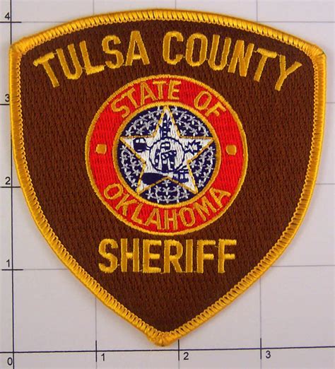 Oklahoma Tulsa County Sheriff Star Law Enforcement Patch