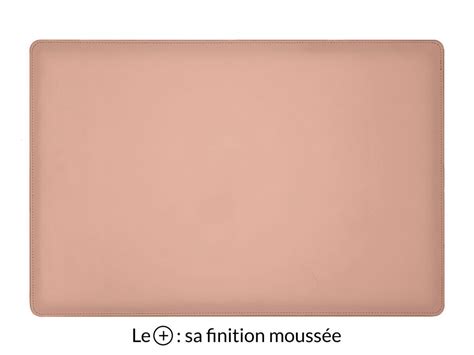 Sous Main De Bureau En Cuir Rose SM700