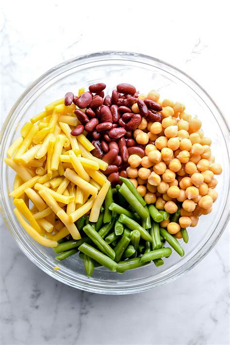 Classic Three Bean Salad Thats Really Four Foodiecrush